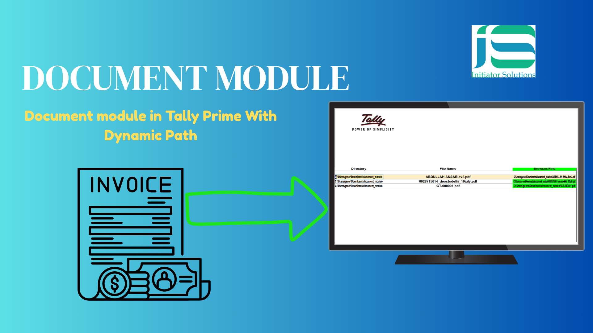 Upload Any Document in Tally Prime with Our Customization Module